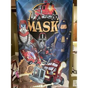 M.A.S.K. Mobile Armored Strike Kommand 5ft Flag Anime 80’s Cartoon MASK